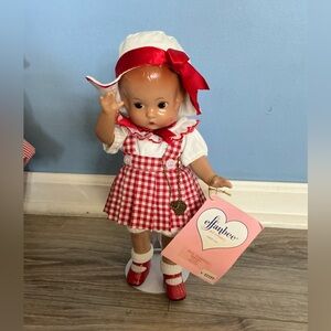 Vintage Patsy Doll w/Stand, Hang Tag & Charm